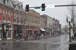 A snowy Dickens of a Christmas in Franklin TN
