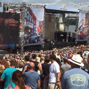 Parmalee at the CMA Fest 2015